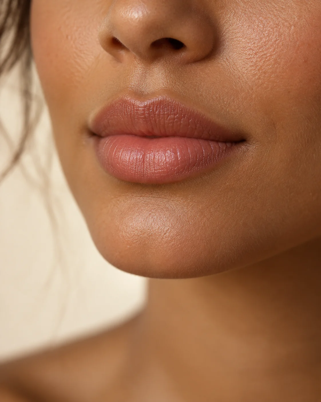 Composição ilustrativa de contorno labial